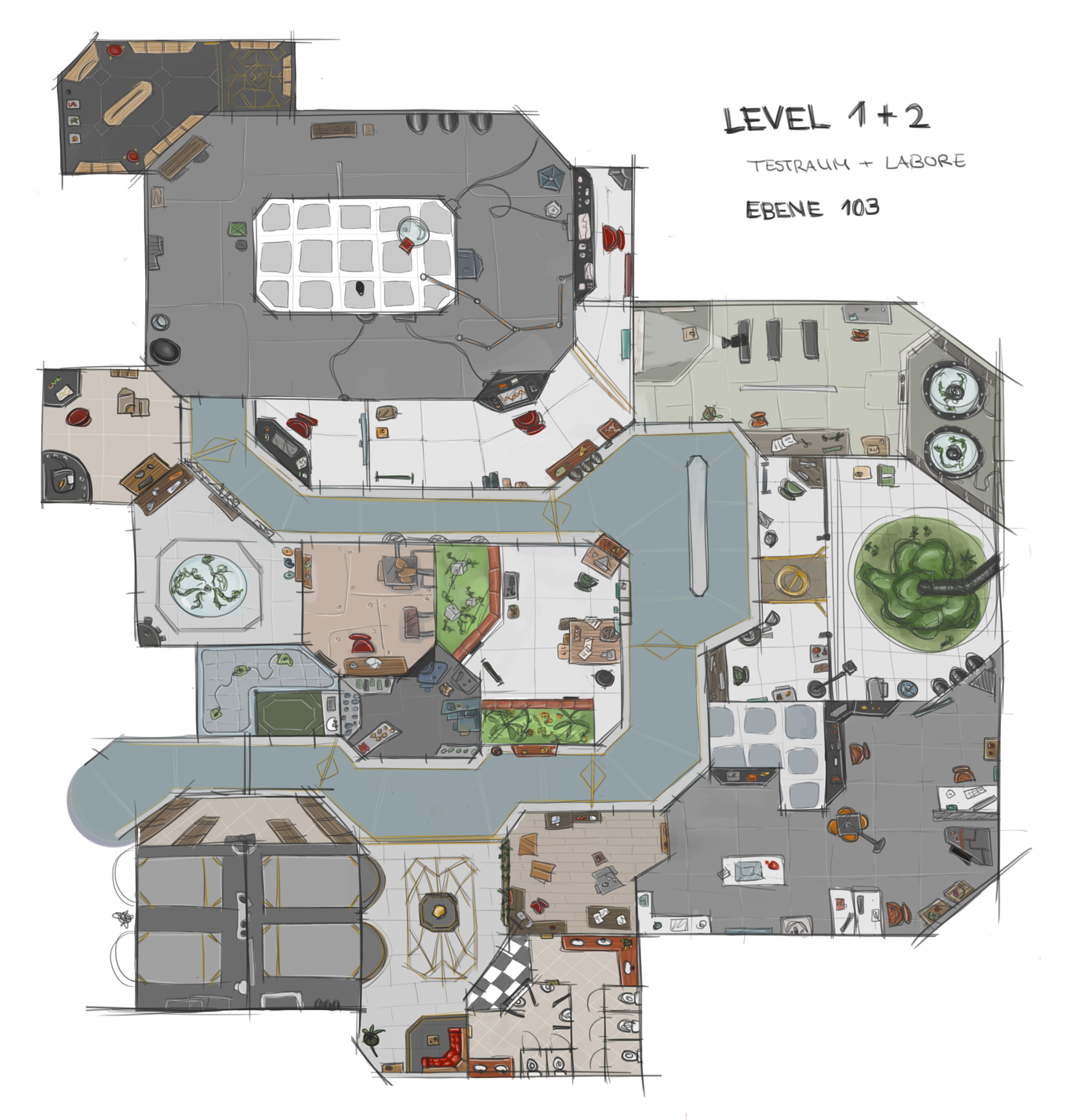 Level Concept: Laboratories