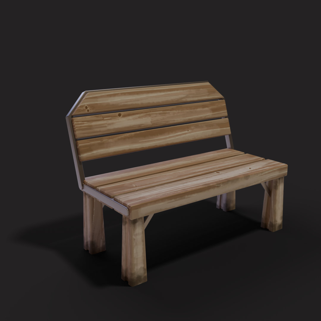Wooden Bench