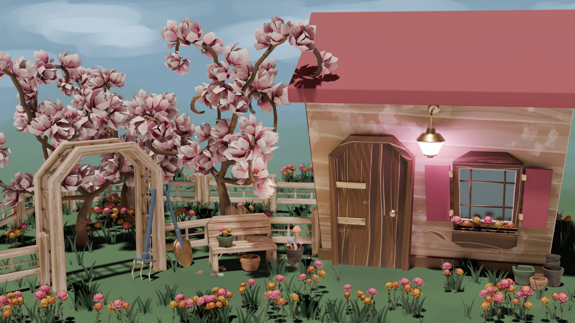 Environment example with my Assets