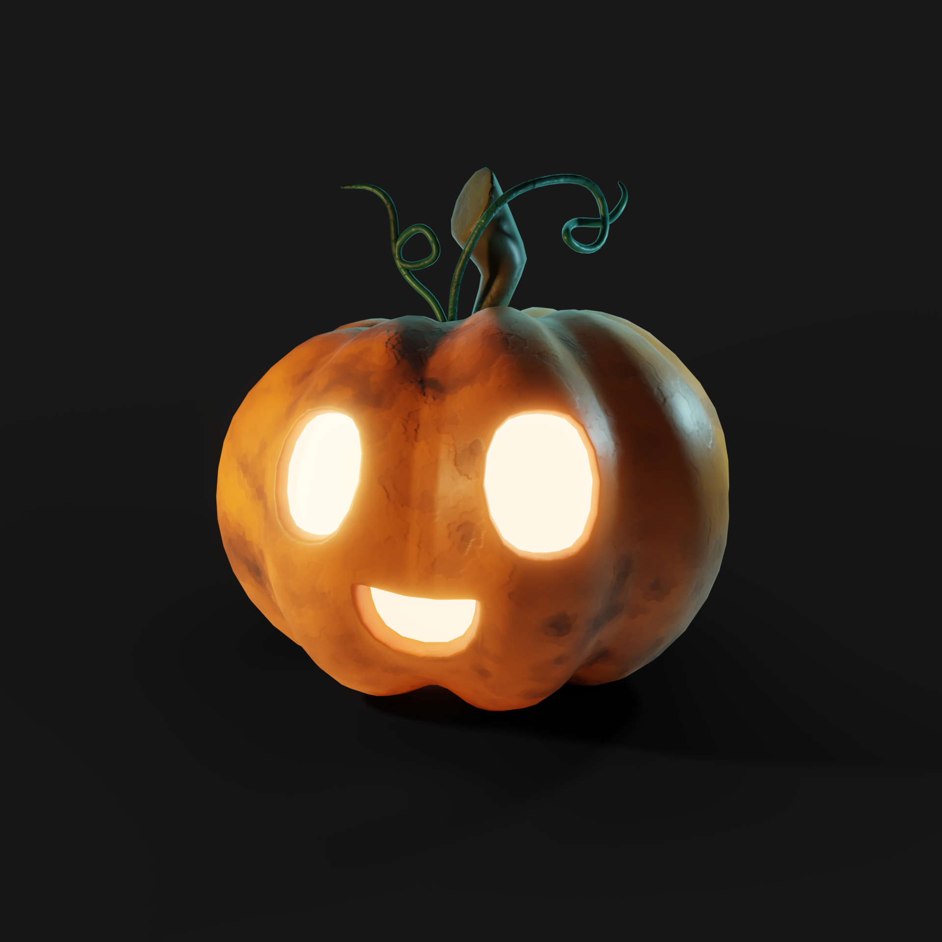 Cute little jack o'lantern